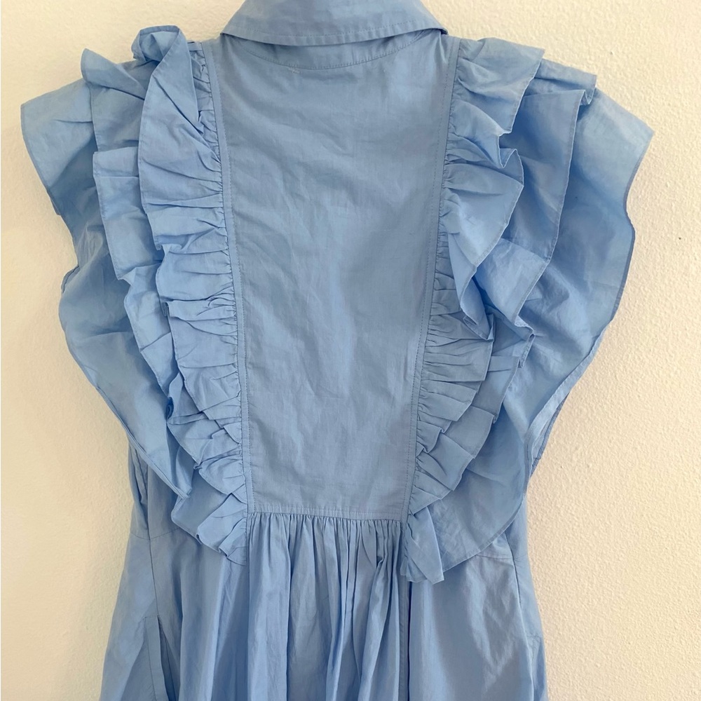 Maeve Ruffled Button-Front Mini Dress - Picture 8 of 12